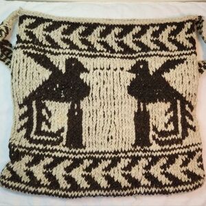 Vintage Handknit Morral Shoulder Bag